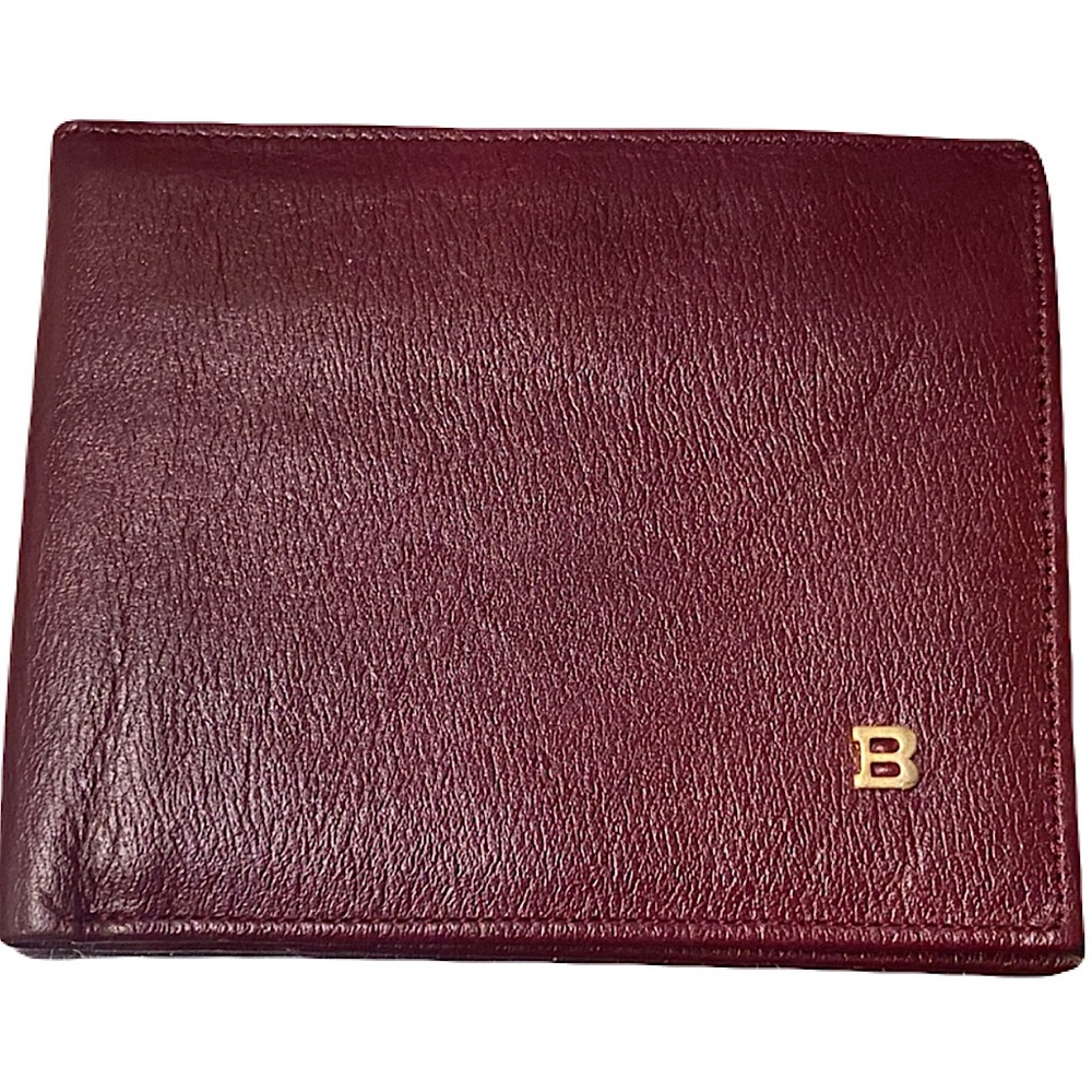 Bally Leather wallet card holder